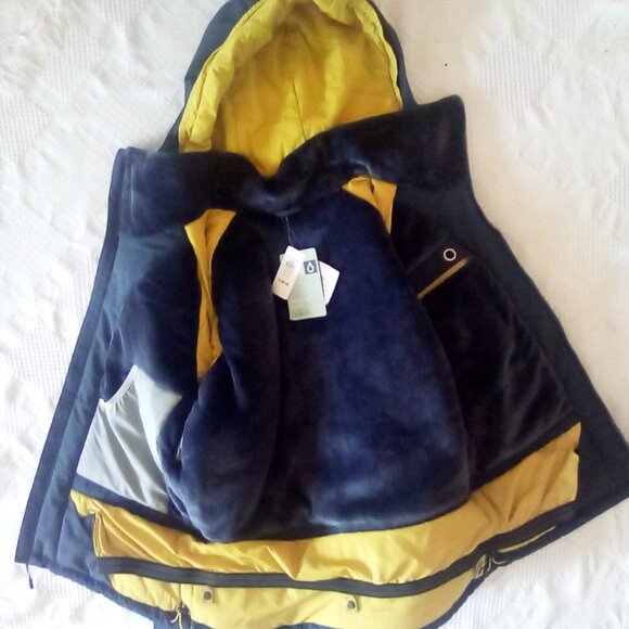 Boys LL Bean Patroller Ski Jacket NWT Waterproof Reflective Material Sz XL 18 - Picture 9 of 16